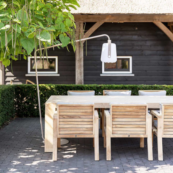 Conjunto de jardín Italia - Teca con 6 sillas - Imagen 2