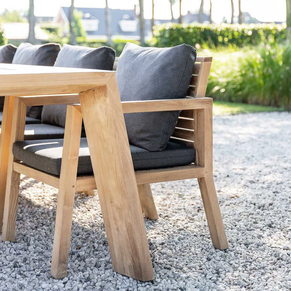 Conjunto de jardín Italia - Teca con 6 sillas - Imagen 3